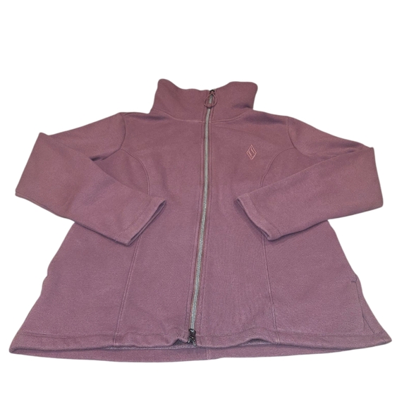 Skechers Jackets & Blazers - Skechers Purple Structured Jacket with Stand-Up Collar Size Large